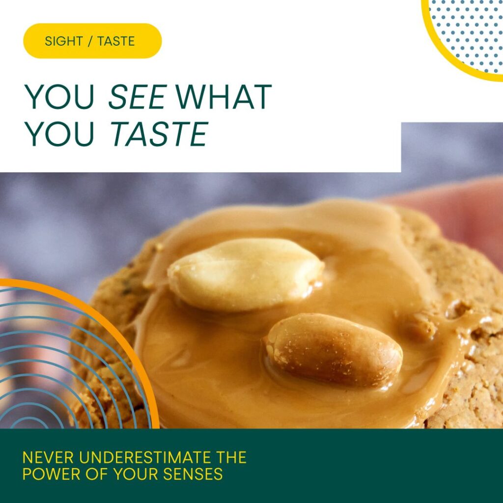 Sensorische tip #4: Je ziet wat je proeft