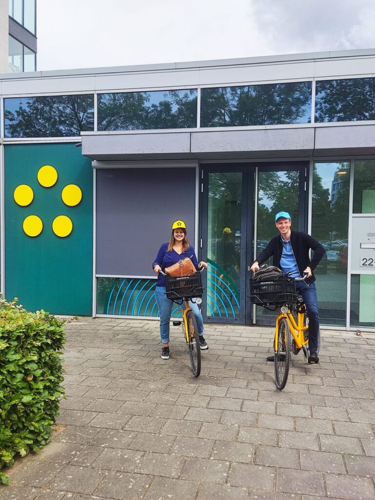 Op de fiets; helemaal in lijn met onze visie