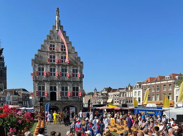 Gouda Cheese Awards op de Kaasmarkt in Gouda